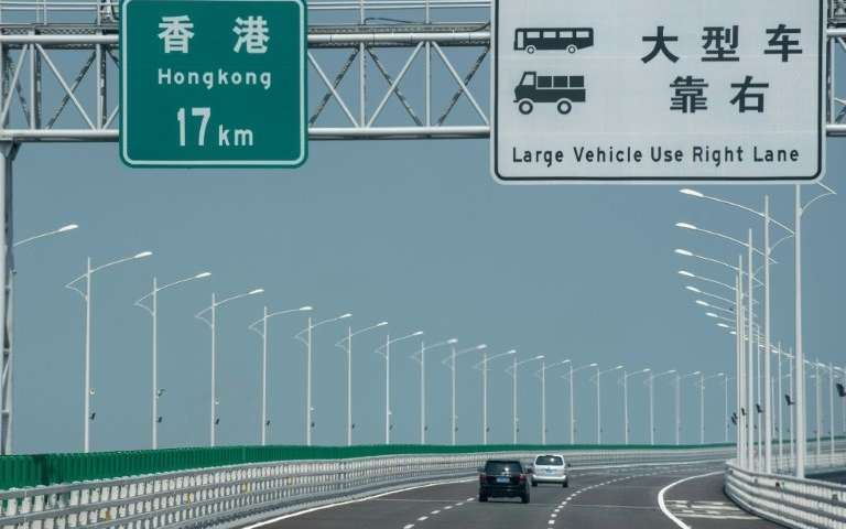 ponte hong kong-zhuhai-macao cina