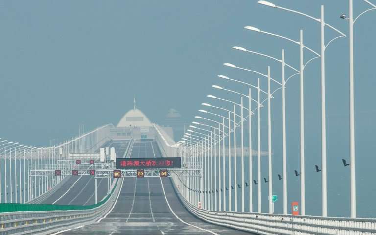 ponte hong kong-zhuhai-macao cina