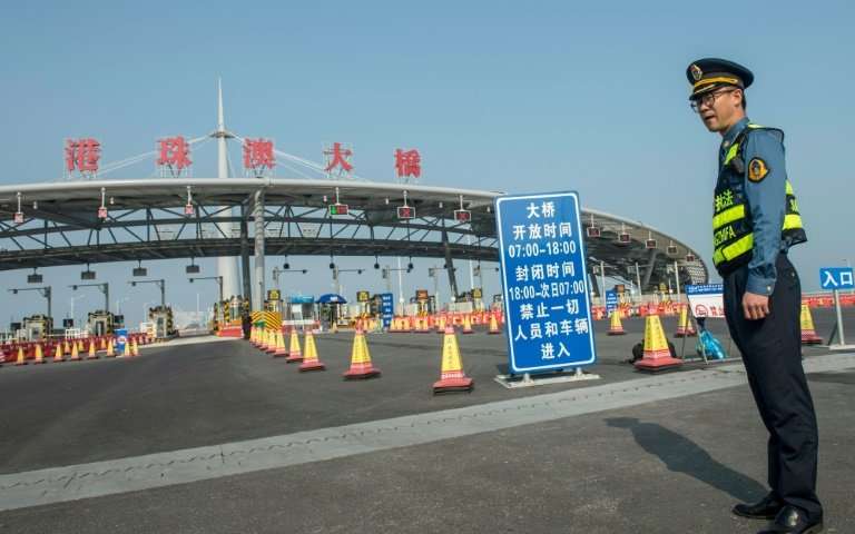 ponte hong kong-zhuhai-macao cina