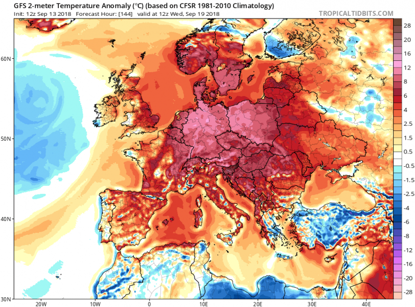 previsioni meteo caldo europa 19 settembre anomalia termica 3