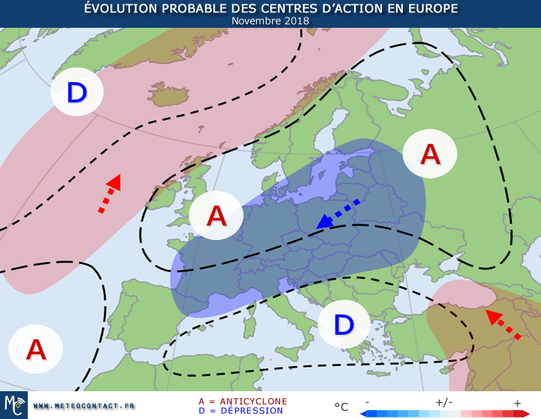 previsioni meteo europa novembre meteocontact