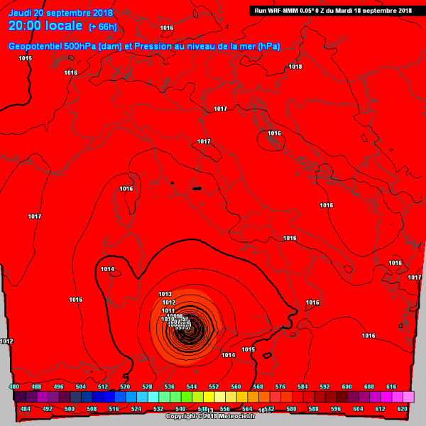 previsioni meteo medicane tirreno 20 settembre