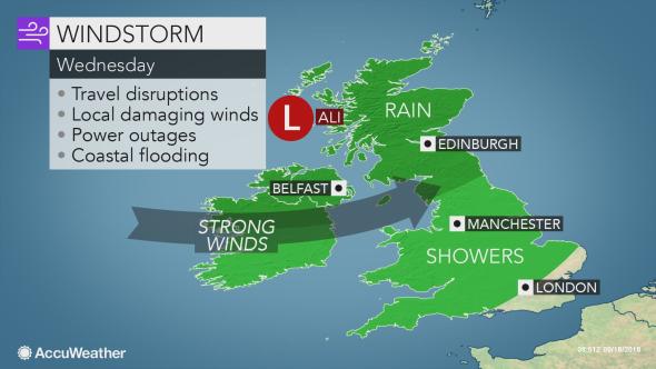 tempesta di vento ali regno unito irlanda