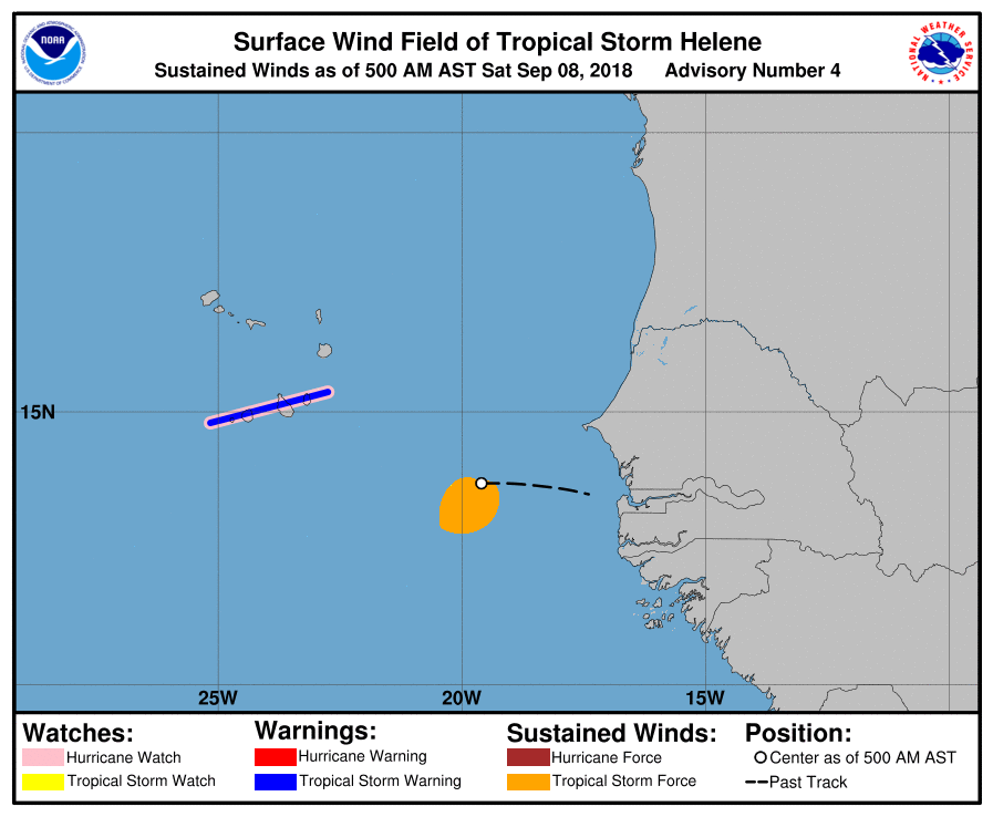 tempesta tropicale helene