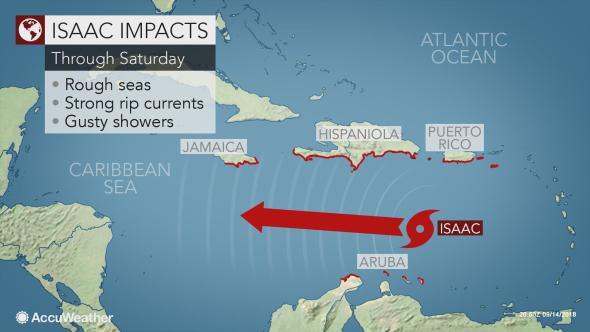 tempesta tropicale isaac