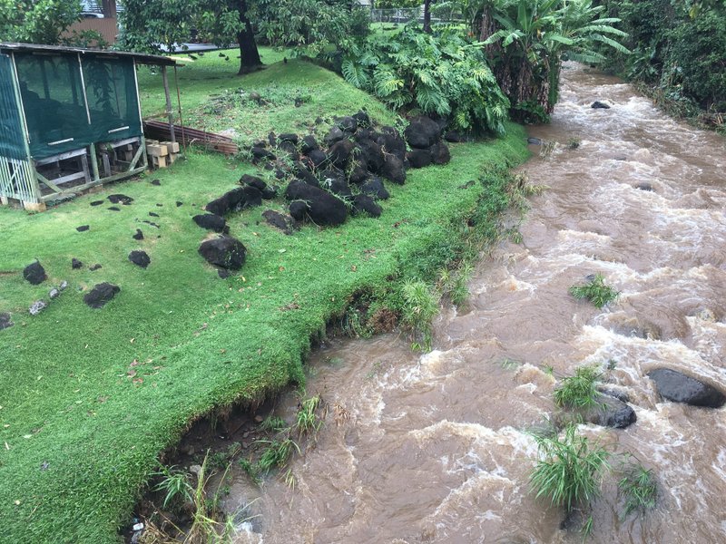 tempesta tropicale olivia diga hawaii