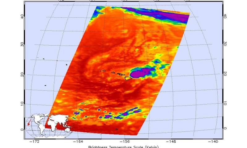 tempesta tropicale olivia hawaii