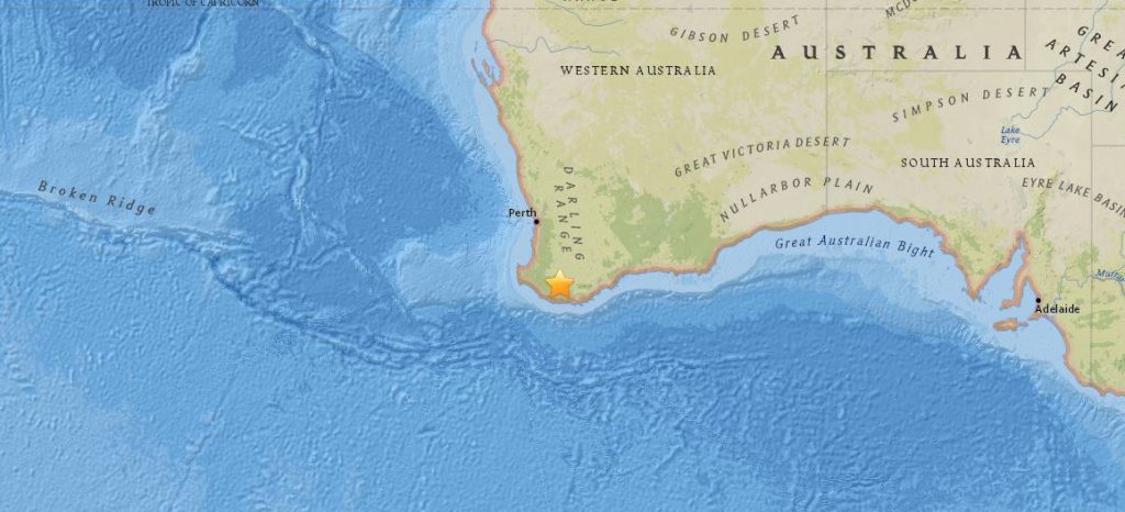terremoto australia