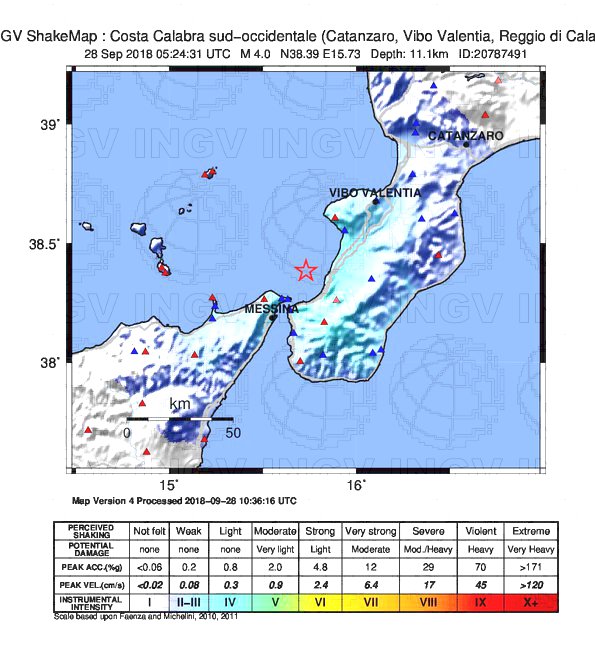 terremoto calabria