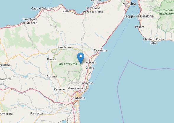 terremoto etna catania