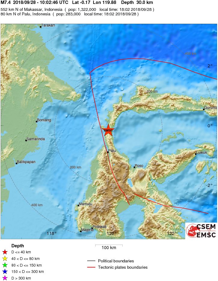 terremoto indonesia
