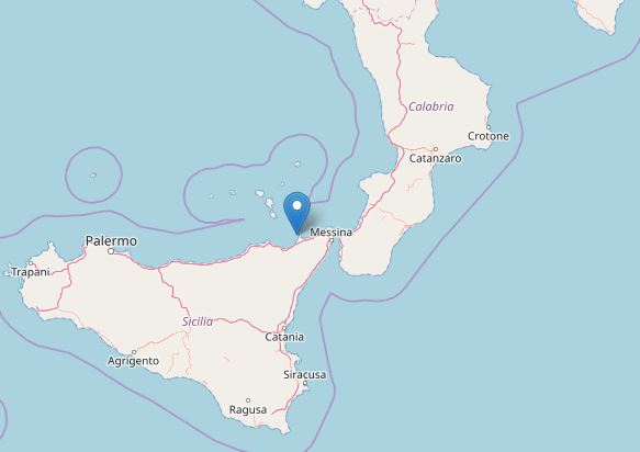 terremoto messina milazzo