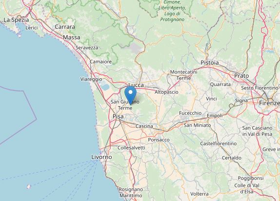 terremoto pisa