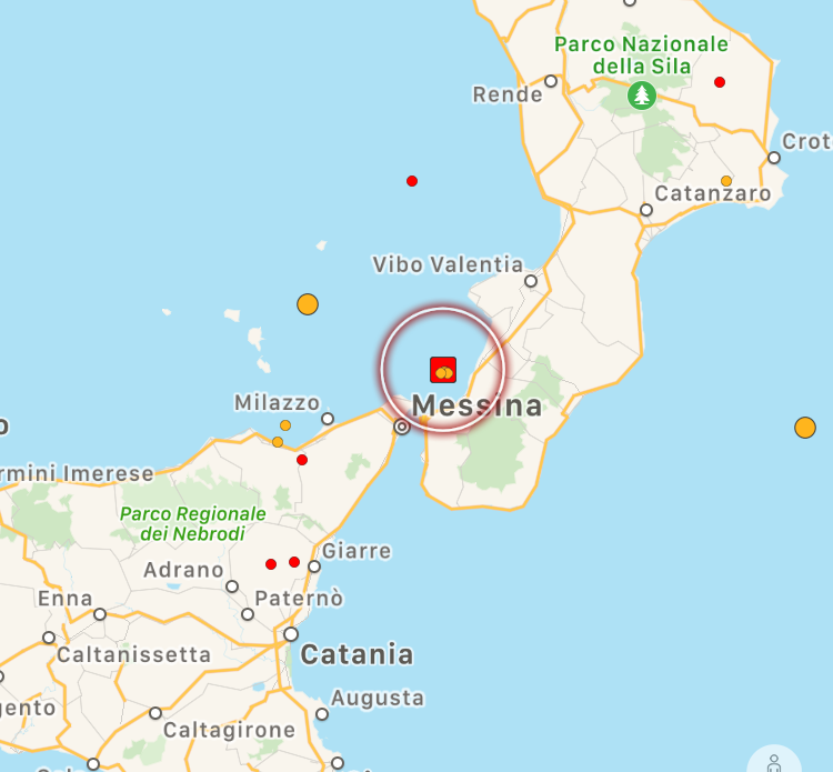 terremoto reggio calabria oggi