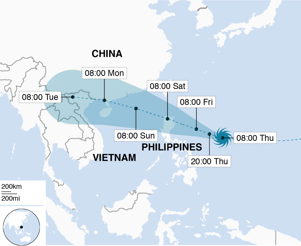tifone Mangkhut filippine