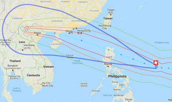 tifone Mangkhut filippine