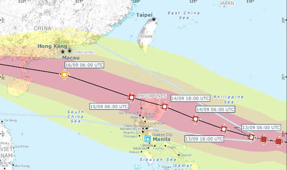 tifone Mangkhut filippine