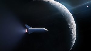 turista viaggio luna spacex