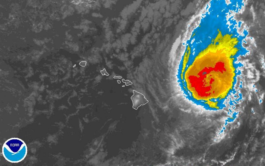 uragano norman hawaii