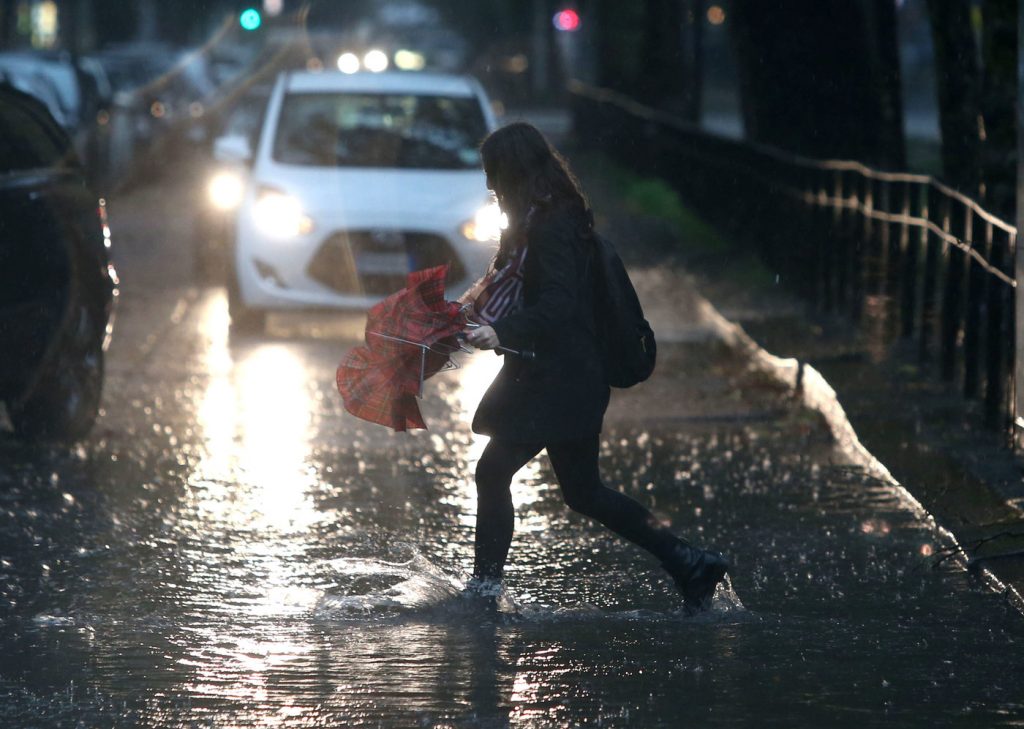 Maltempo a Milano, pIoggia e vento in cittàMaltempo a Milano, pIoggia e vento in città