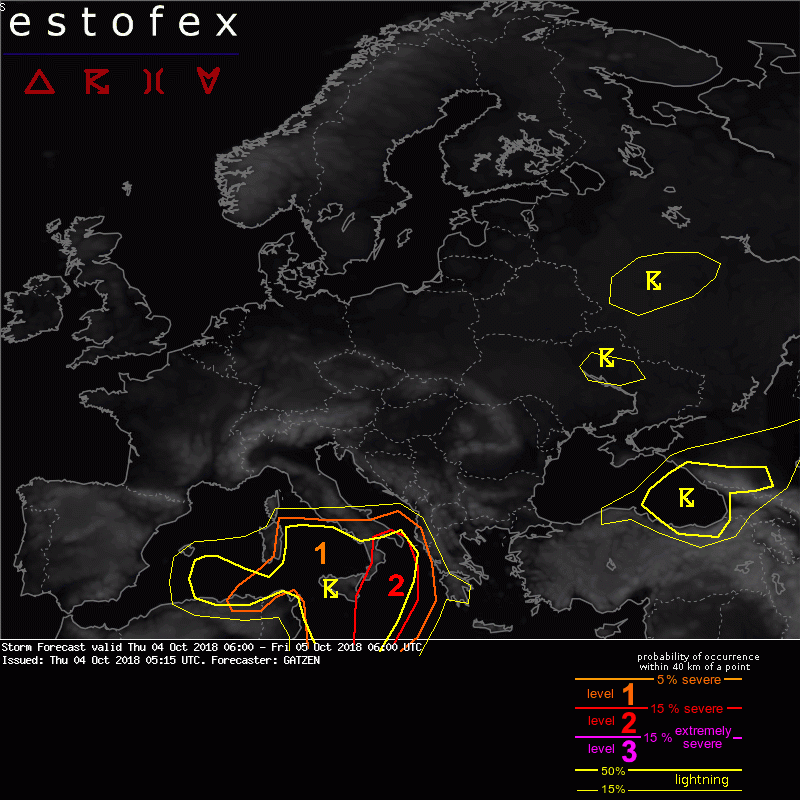 allerta meteo estofex