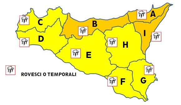 allerta meteo sicilia