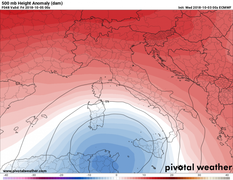 allerta meteo sud italia 5 ottobre