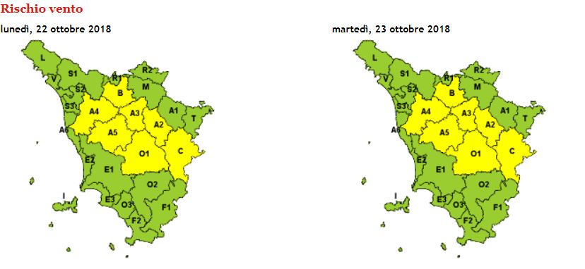 allerta meteo toscana