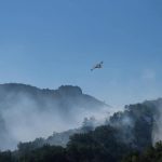 Caldo record in Liguria, incendio a Orco Feglino: 3 canadair e 2 elicotteri in azione