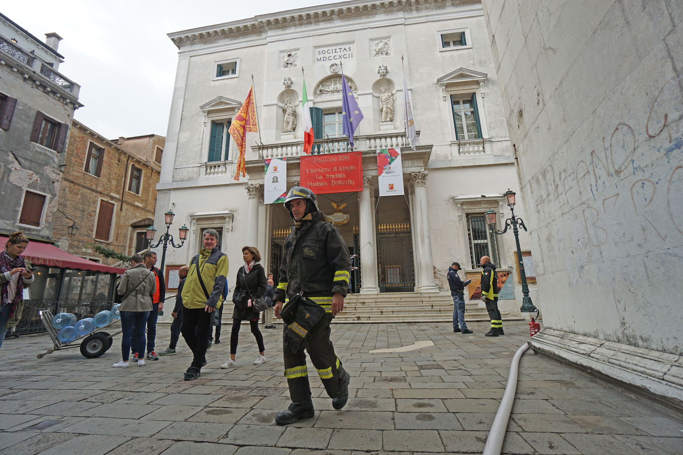 incendio teatro la fenice venezia