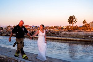 matrimonio mexico beach florida uragano michael