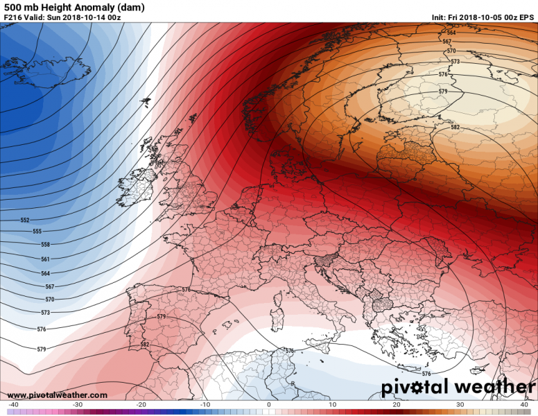 previsioni meteo europa 14 ottobre