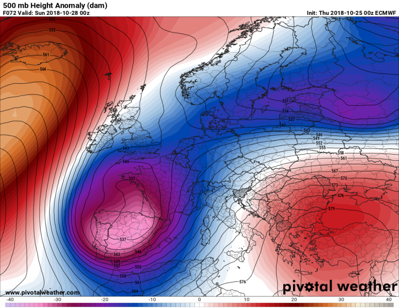 previsioni meteo europa 28 ottobre