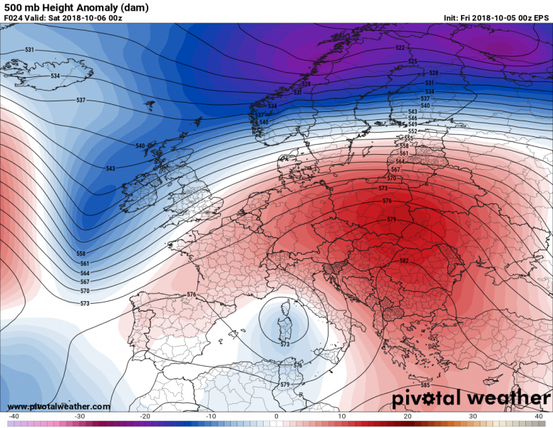 previsioni meteo europa 6 ottobre