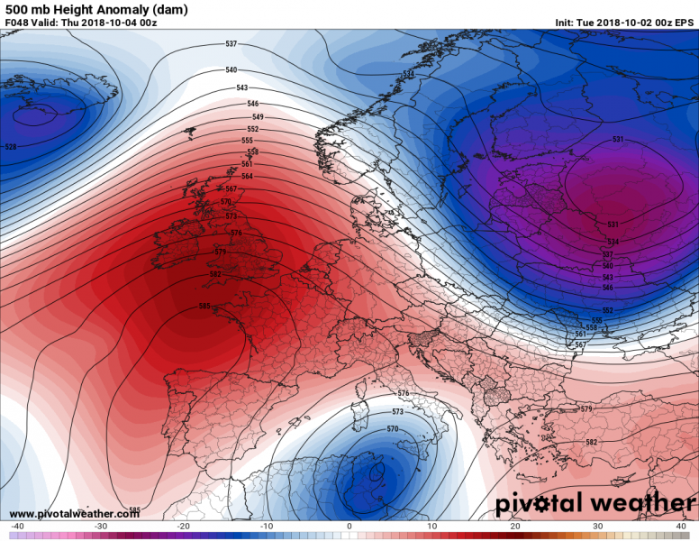 previsioni meteo europa mediterraneo 4 ottobre
