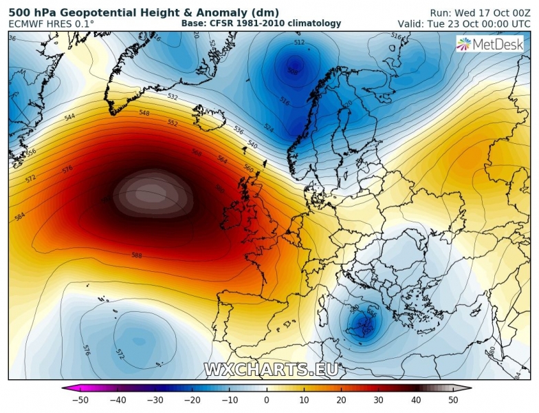 previsioni meteo freddo europa 23 ottobre