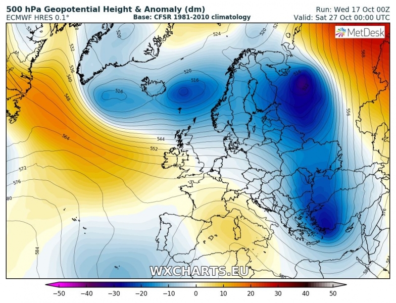 previsioni meteo freddo europa 27 ottobre