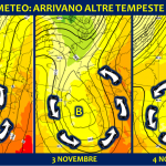 Previsioni Meteo Novembre, Scirocco inarrestabile: altre tempeste in arrivo, forte maltempo e caldo anomalo fino a metà mese [MAPPE]
