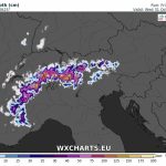 Previsioni Meteo: weekend di neve sulle Alpi centro-occidentali, rischio alluvioni sul settore meridionale [MAPPE]