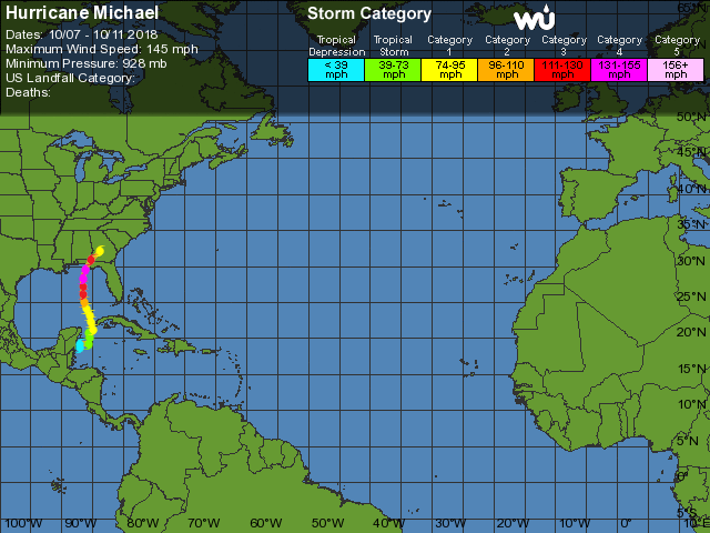tempesta tropicale Michael