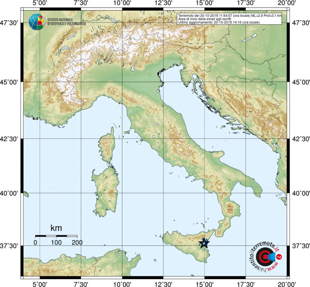 terremoto Catania