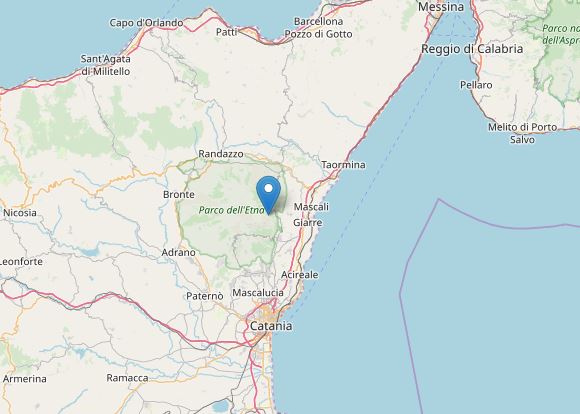 terremoto etna milo