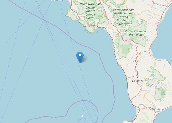 terremoto tirreno calabria