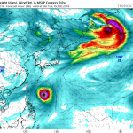 Giappone, nuovo potente tifone in arrivo: “Kong-Rey” potrebbe raggiungere la 5ª categoria in pochi giorni [MAPPE]