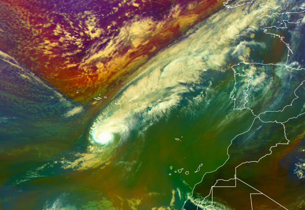 uragano leslie portogallo