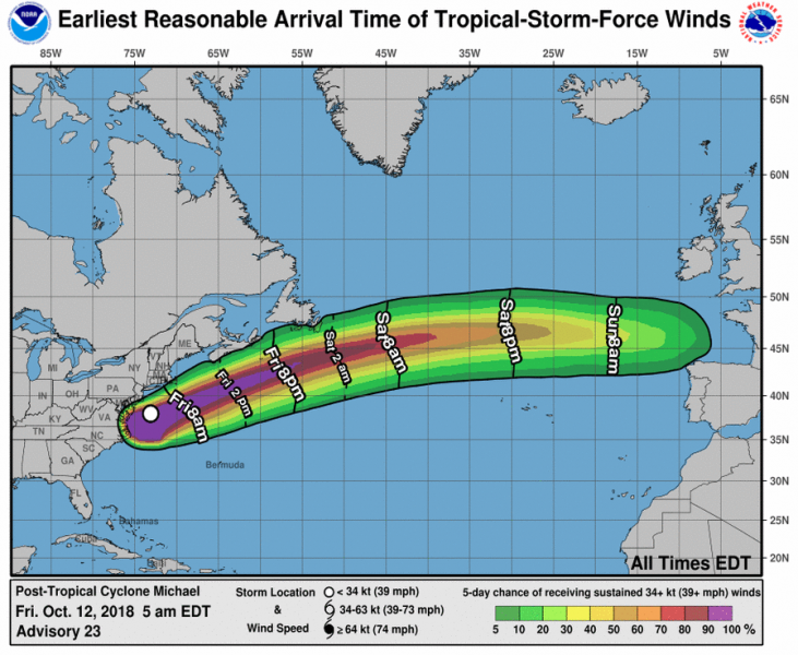 uragano michael europa tempi arrivo (2)