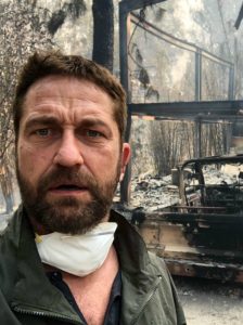 Gerald Butler incendi California