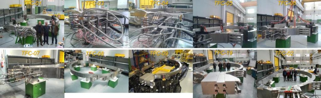 Moduli forniti da ENEA al termine dei test di collaudo in ASG e prima della spedizione
