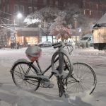 E’ arrivata la prima neve a New York [GALLERY]