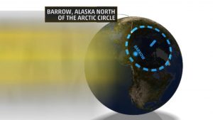 Utqiagvik notte polare alaska